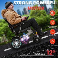 WHEELCHAIR ELECTRIC 20 MILES JOYSTICK CONTROL