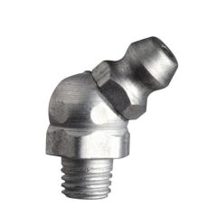 1637-B1 ALEMITE HYDRAULIC 45 DEGREE ANGLE 1/4 INCH MALE TAPERED GREASE FITTING 