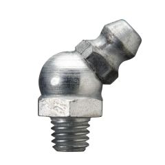 ALEMITE 2107 METRIC FITTING, 45 DEGREE ANGLE, 6 MM X 1 MM PITCH, M6" METRIC