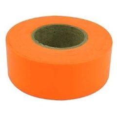 TAPE FLAGGING FLOR ORNG