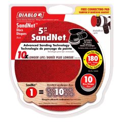 DISC SANDNET 5" 180G 10PK CONPAD FINE DND050180H10