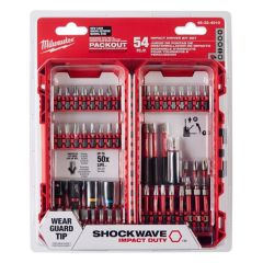 BIT IMPDRIVE 54PC SHOKWAV PH+TQ+SQ+NUT+ADP 48324010