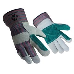 GREEN LEATHER PALM GLOVE