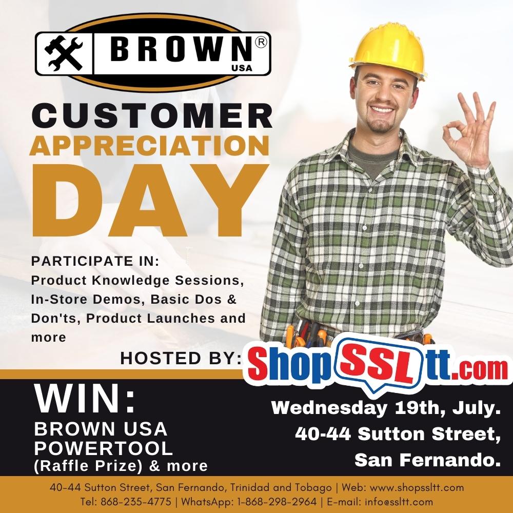 Celebrating Our Valued Customers: A Day of Appreciation with Southern Supplies Limited and Brown USA!