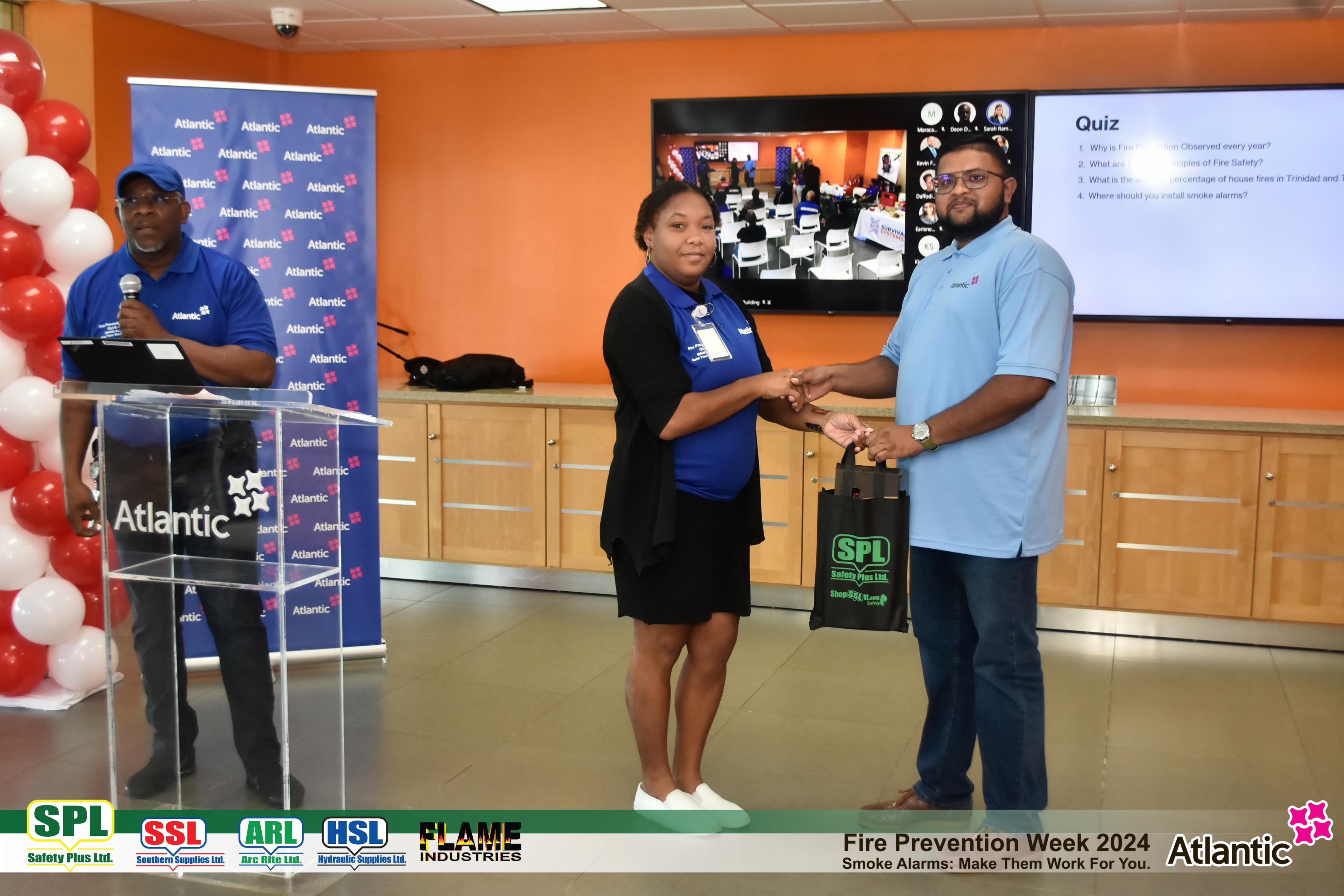 Safety Plus Limited Joins Atlantic LNG in Fire Prevention Week 2024