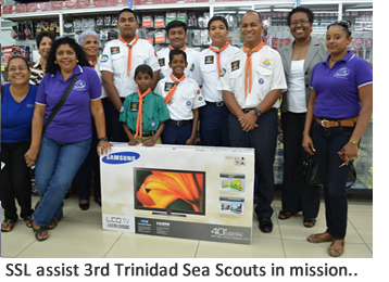 Southern Supplies Limited assist's the 3rd Trinidad Sea Scouts in their mission to attend the 2015 World Scout Jamboree in Japan