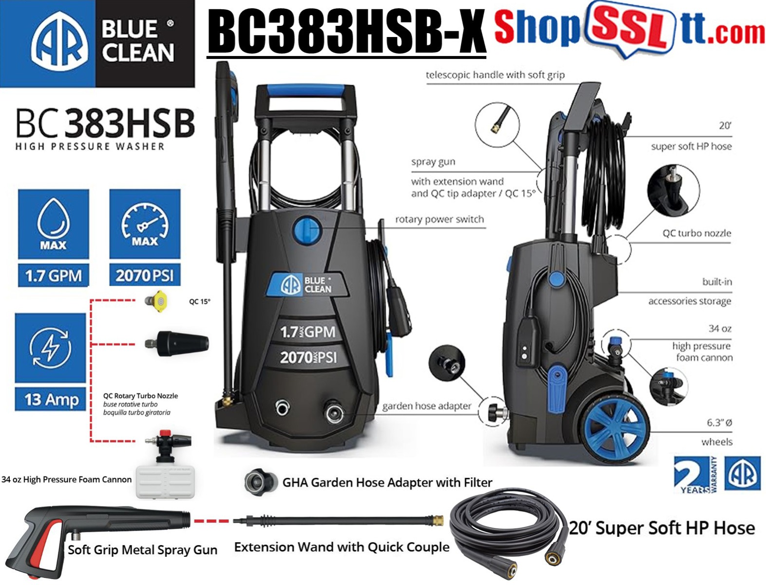 AR-BC383HSB-X FLYER WEB WHITE 8.5X11