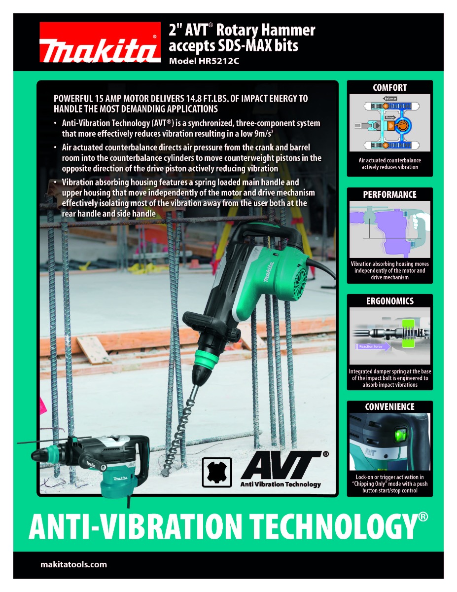 MAK-HR5212C SPEC SHEET 1